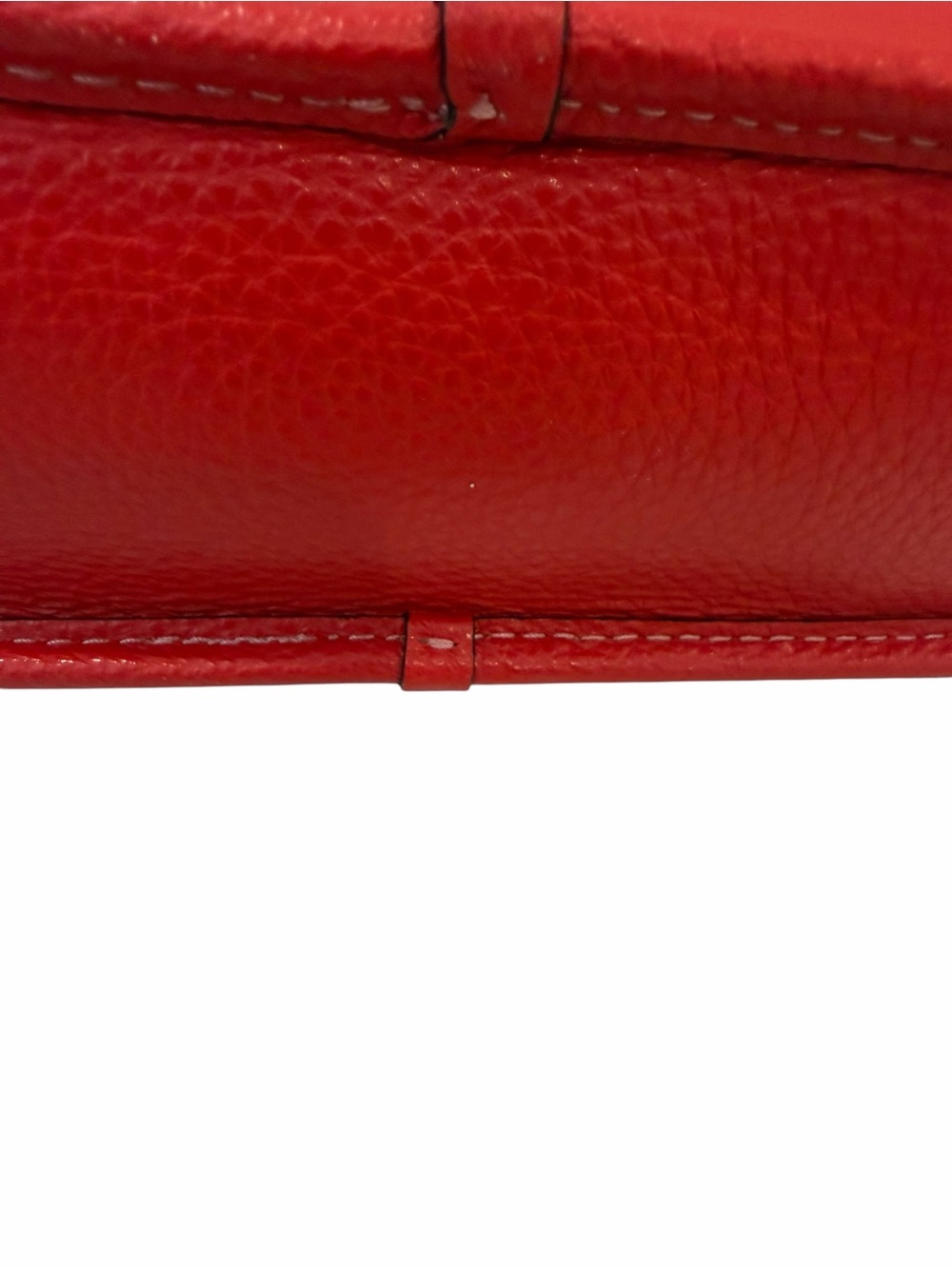 Coach CA290 Dempsey File Bag Leather Crossbody in Miami Red - Picture 9 of 10
